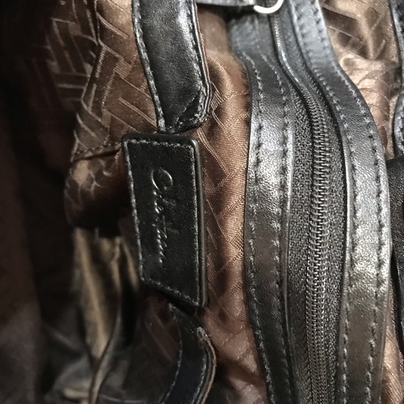 Cole Haan black suede handbag - Picture 7 of 8